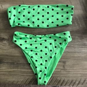 High waisted bathing suit